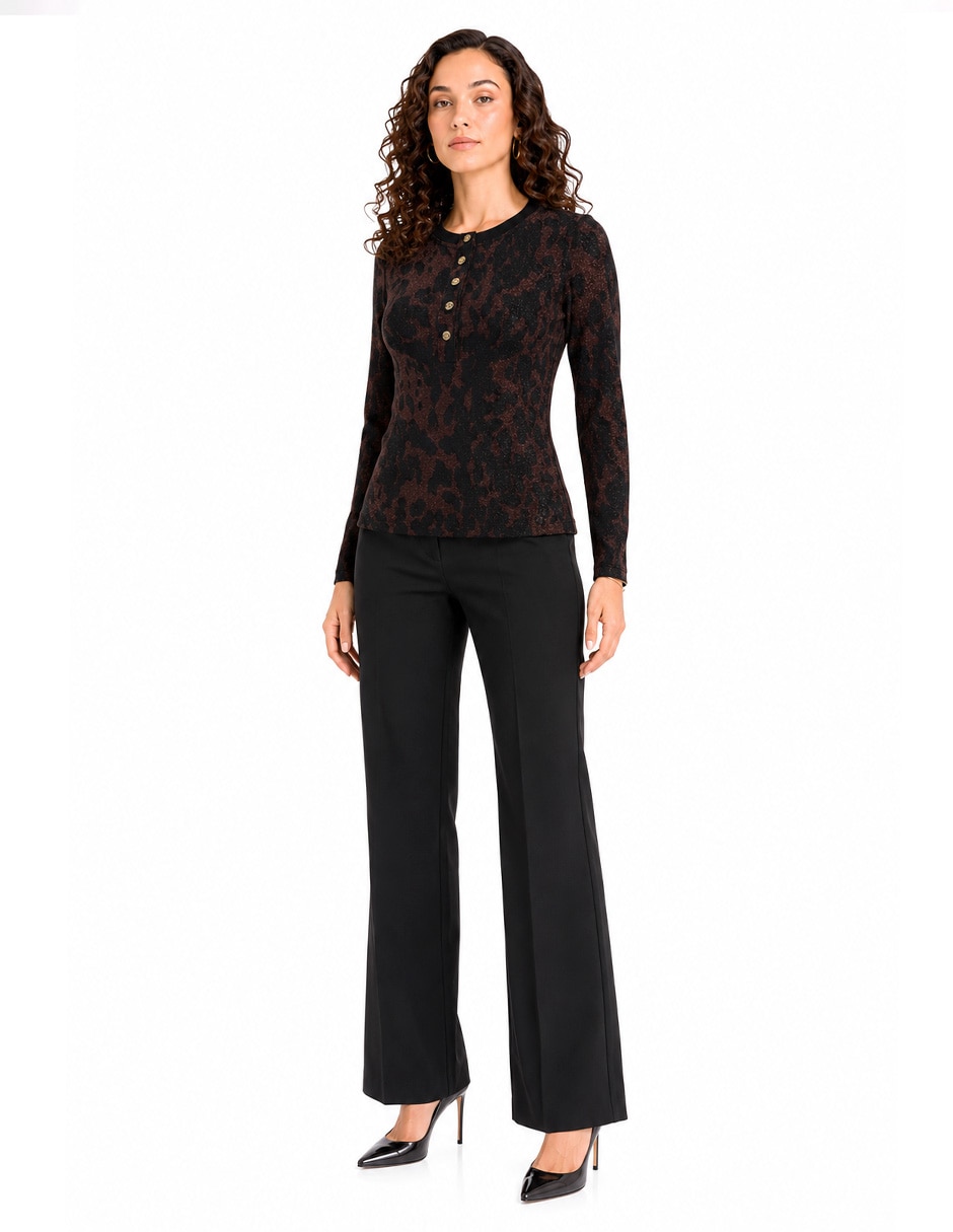 Blusa cleo manga larga para mujer 2