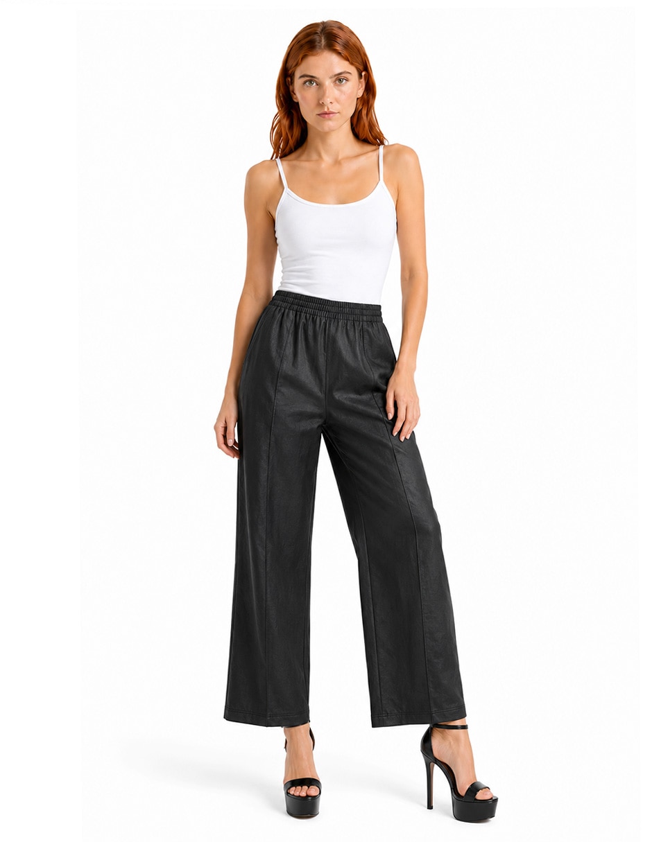 Pantalón delphy recto para mujer 2