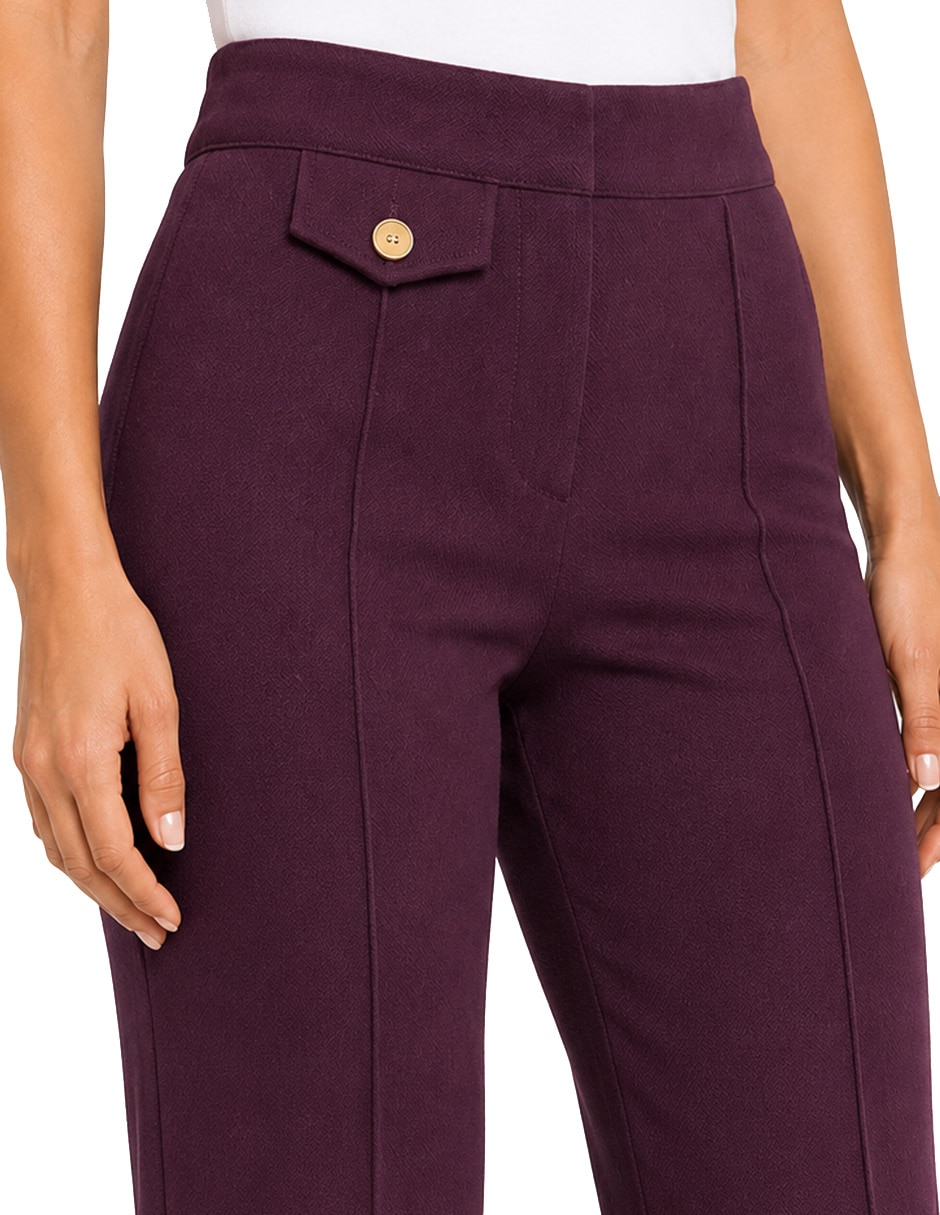 Pantalón esenciales recto para mujer 3