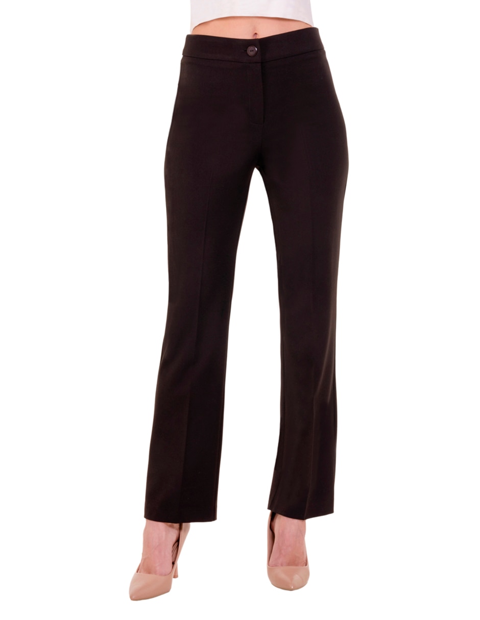 Pantalón de vestir regular para mujer
