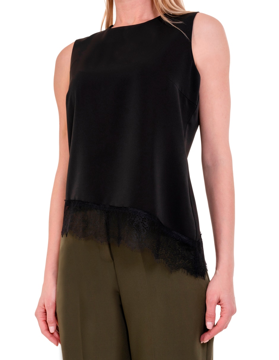 Blusa sin manga para mujer 4