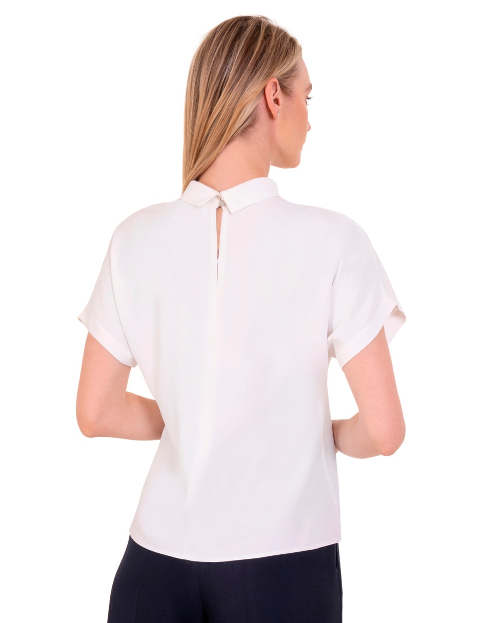 Blusa manga corta para mujer 3