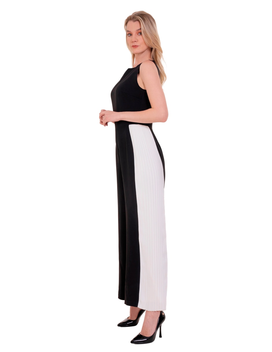 Jumpsuit casual estampado bloques de color para mujer 2