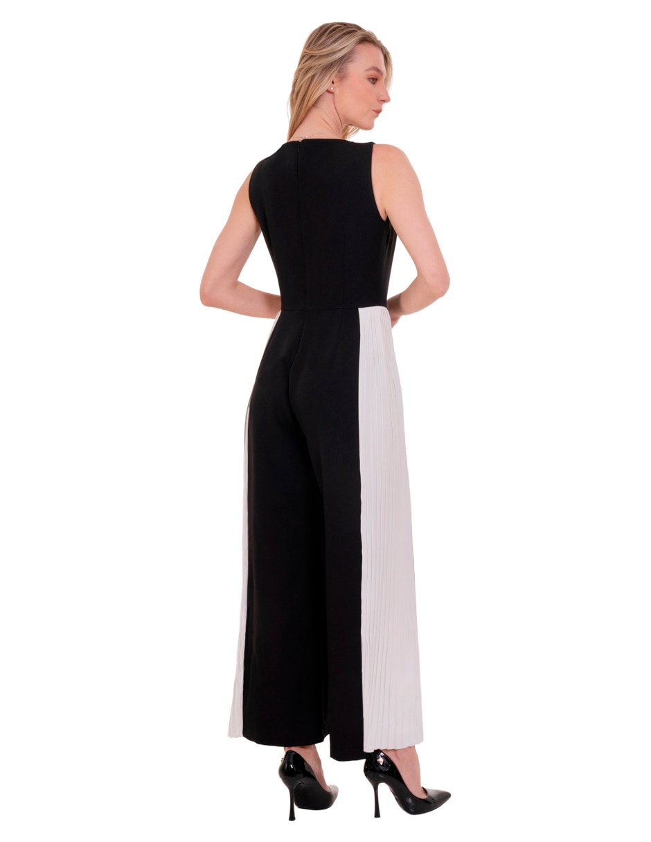 Jumpsuit casual estampado bloques de color para mujer 3