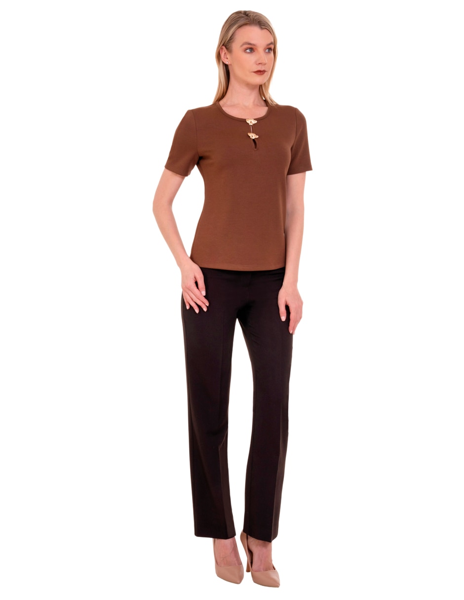 Blusa manga corta para mujer 2