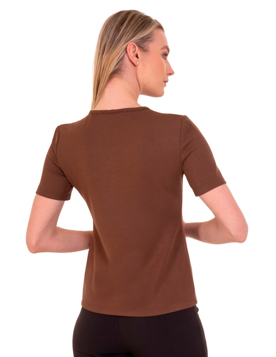 Blusa manga corta para mujer 3