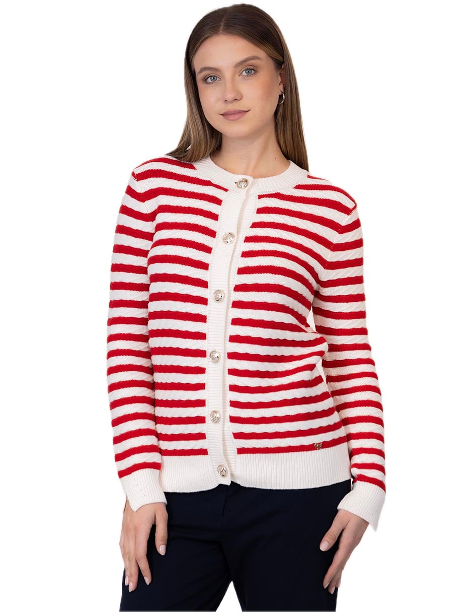 Suéter cuello redondo para mujer 1
