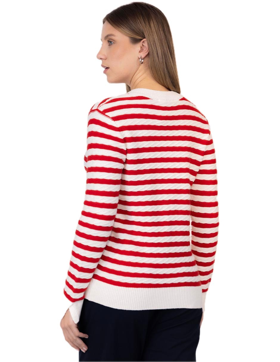 Suéter cuello redondo para mujer 2