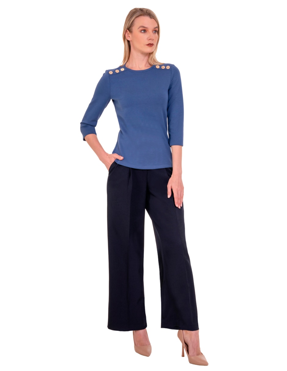 Blusa manga 3/4 para mujer 2
