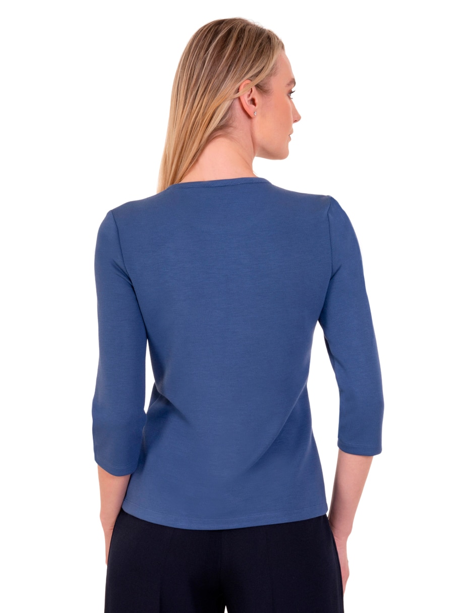Blusa manga 3/4 para mujer 3