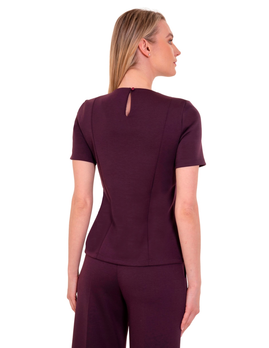 Blusa manga corta para mujer 3