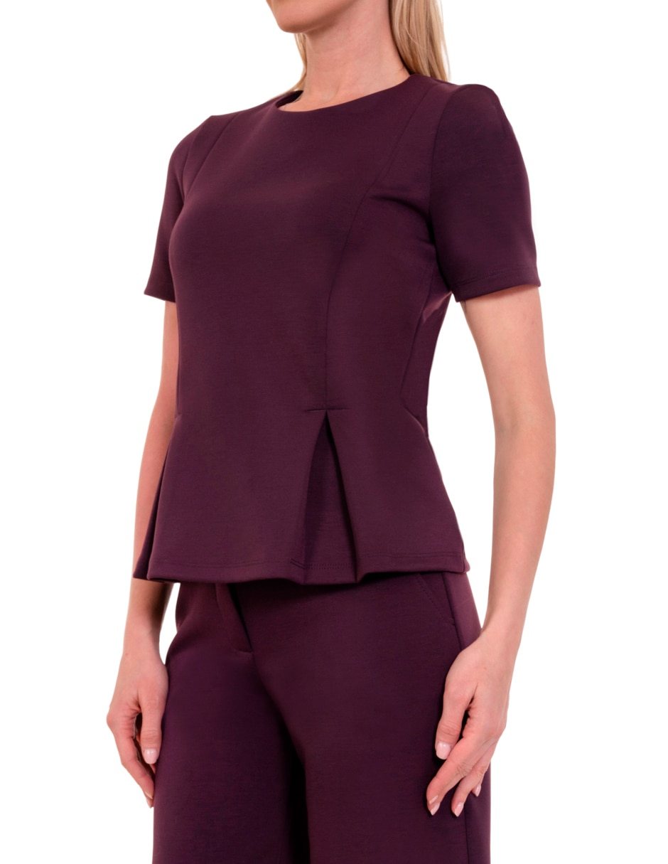 Blusa manga corta para mujer 4