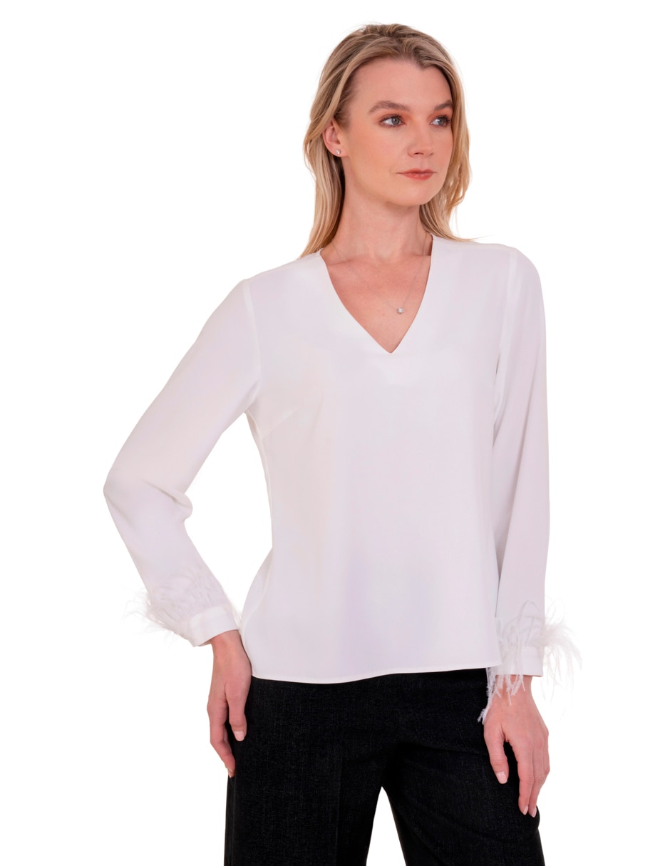 Blusa manga larga para mujer Blusa manga larga para mujer