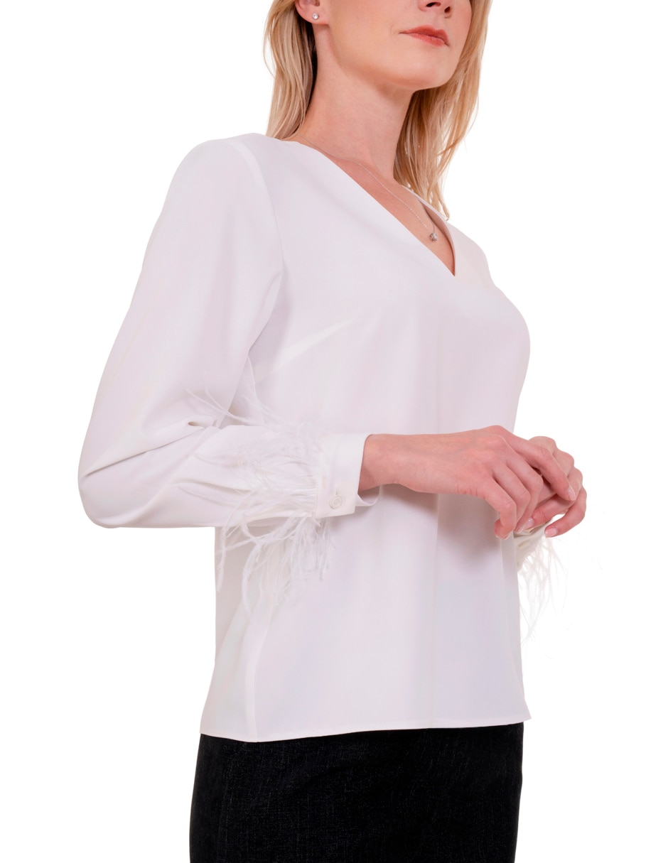 Blusa manga larga para mujer 3