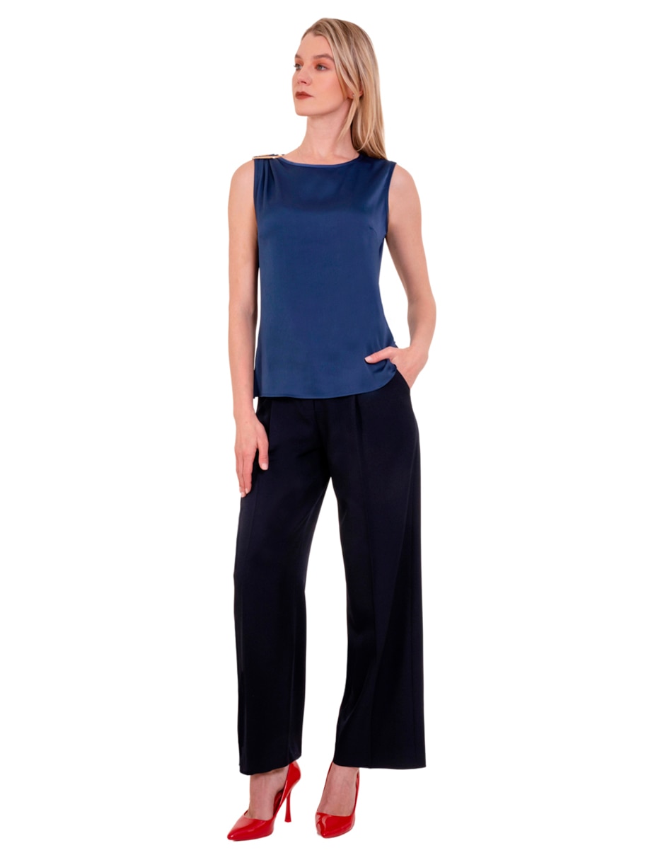 Blusa sin manga para mujer 2