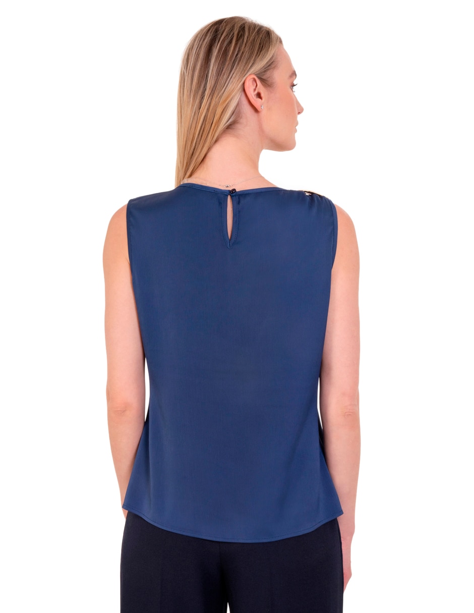 Blusa sin manga para mujer 3
