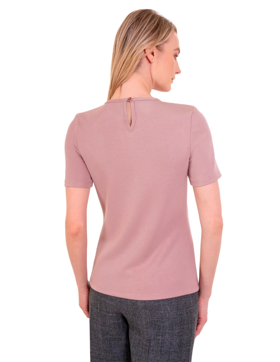 Blusa manga corta para mujer 3