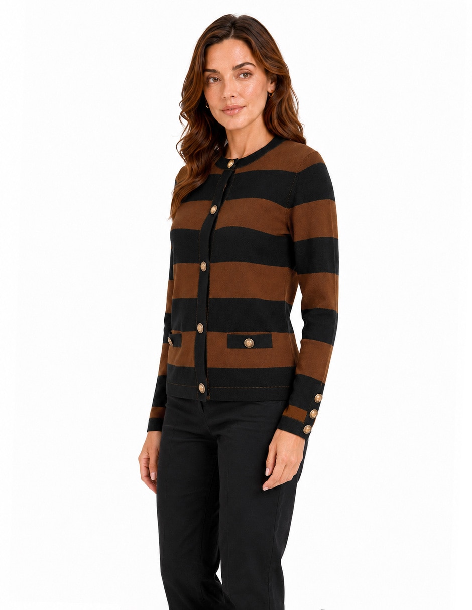 Suéter cuello redondo para mujer 3