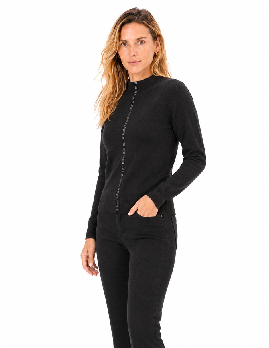 Suéter cuello alto para mujer 3