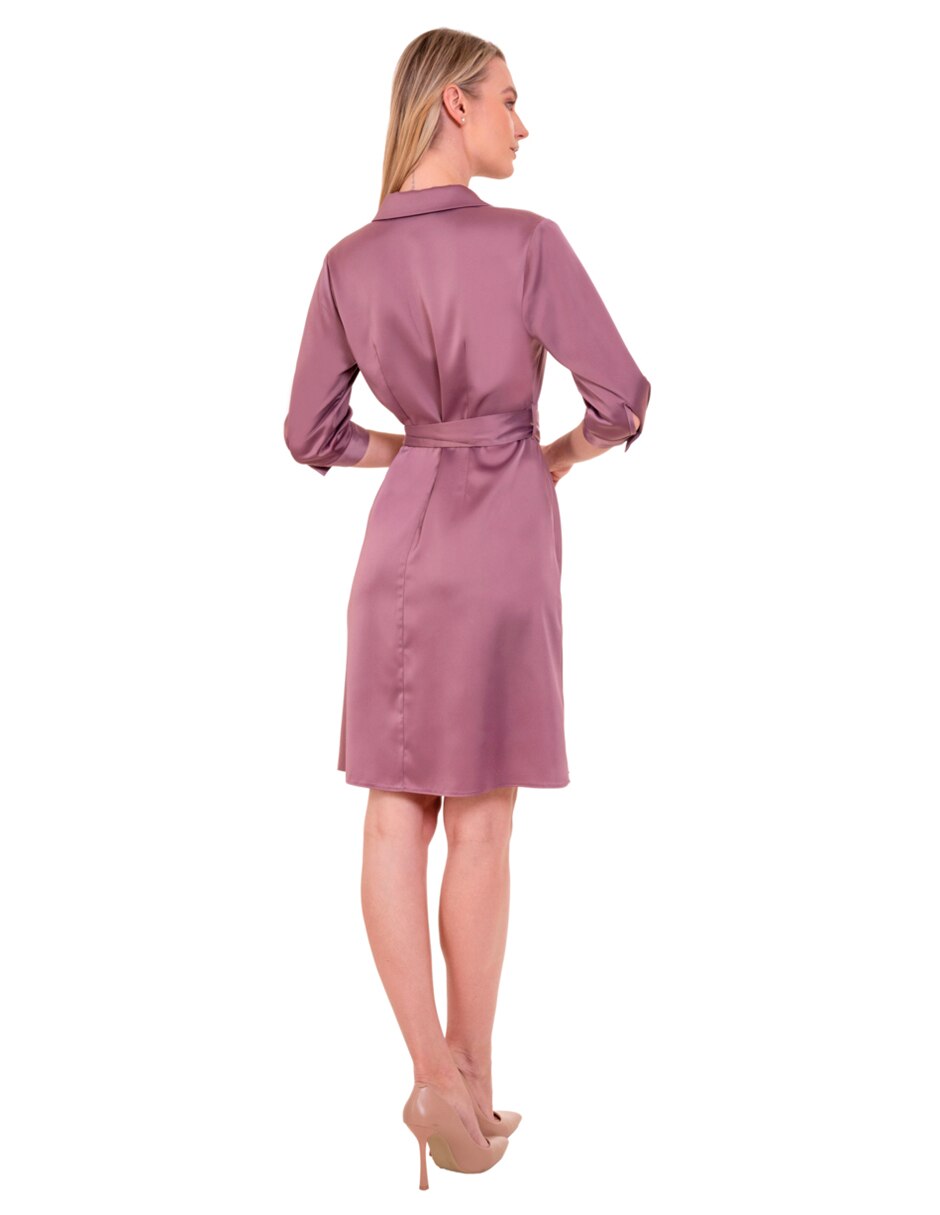 Vestido a la rodilla casual para mujer 4