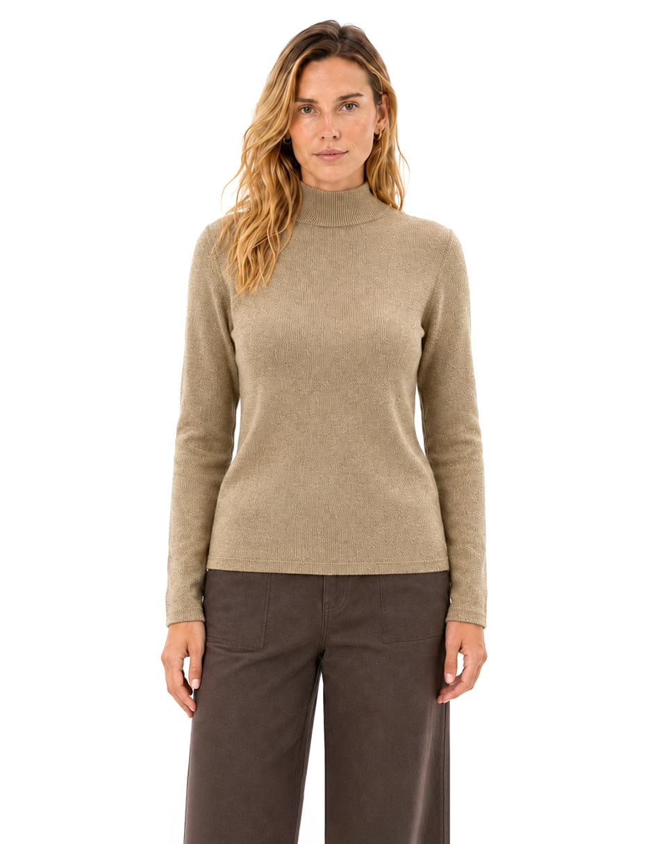 Suéter cuello alto para mujer Suéter cuello alto para mujer