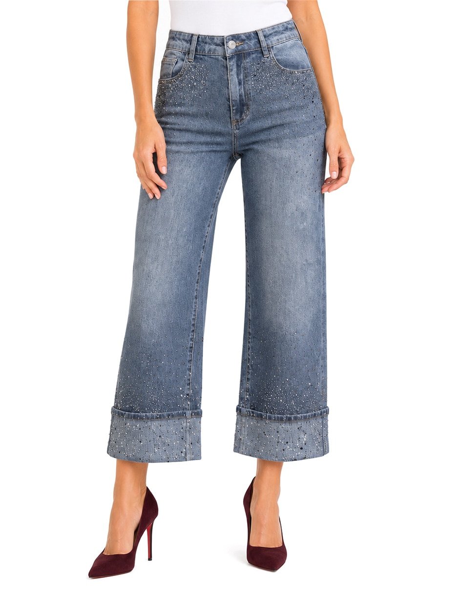 Jeans boot denim para mujer Jeans boot denim para mujer