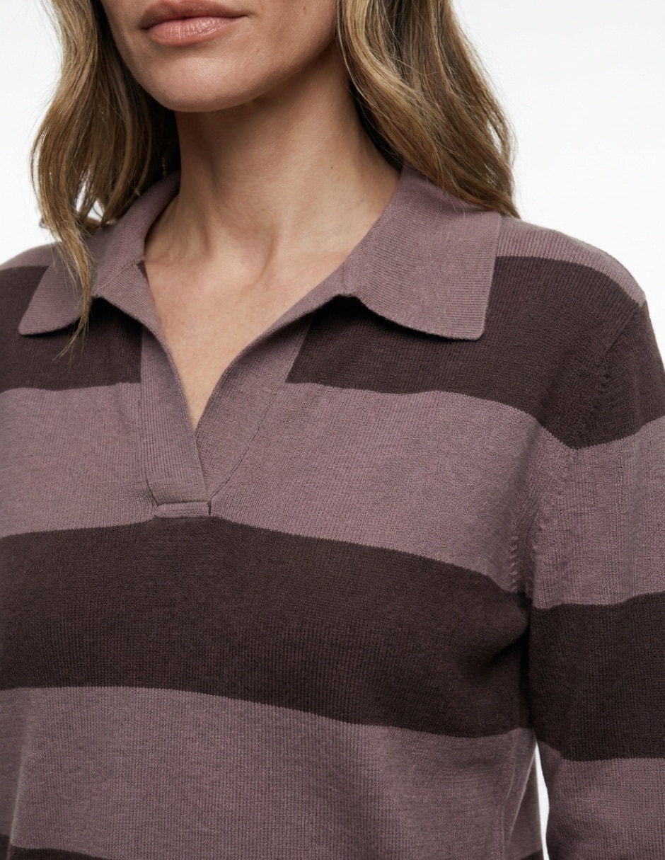 Playera tipo polo para mujer 4