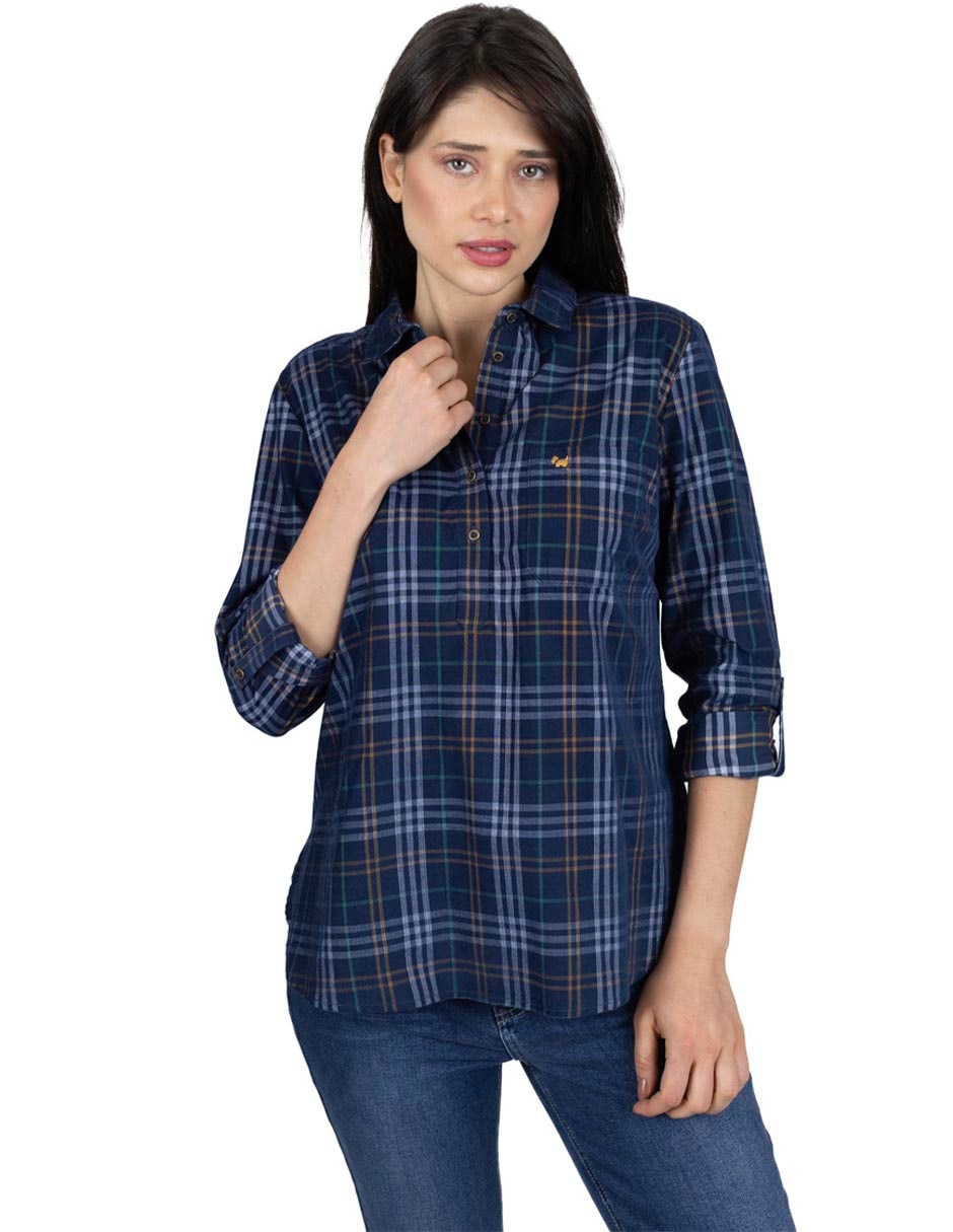 Blusa manga larga para mujer