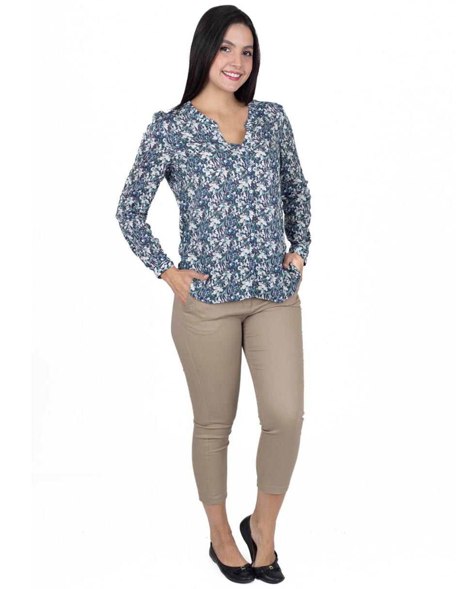 Blusa manga larga para mujer 2