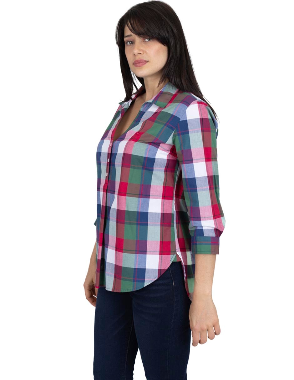 Blusa manga 3/4 para mujer Blusa manga 3/4 para mujer