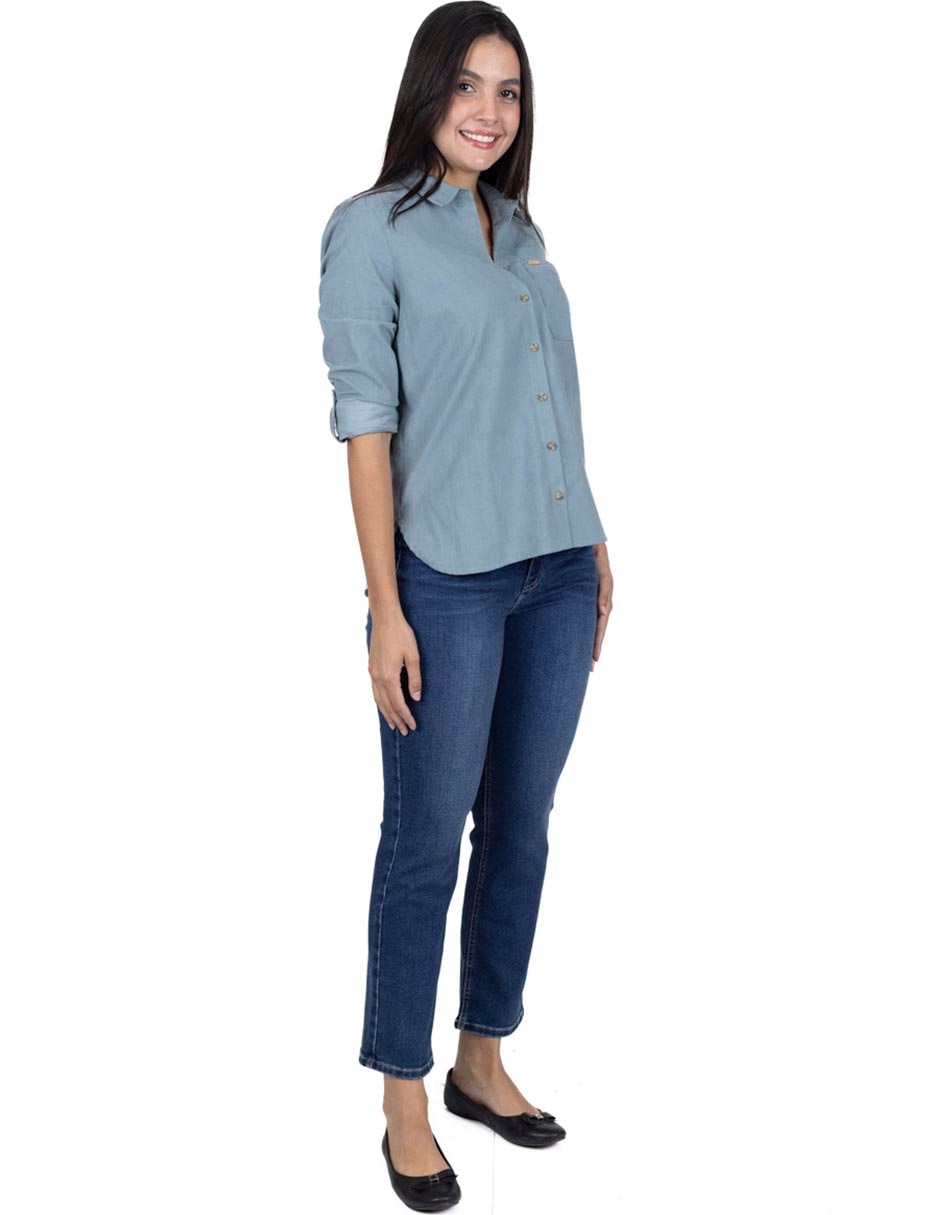 Blusa manga larga para mujer 3