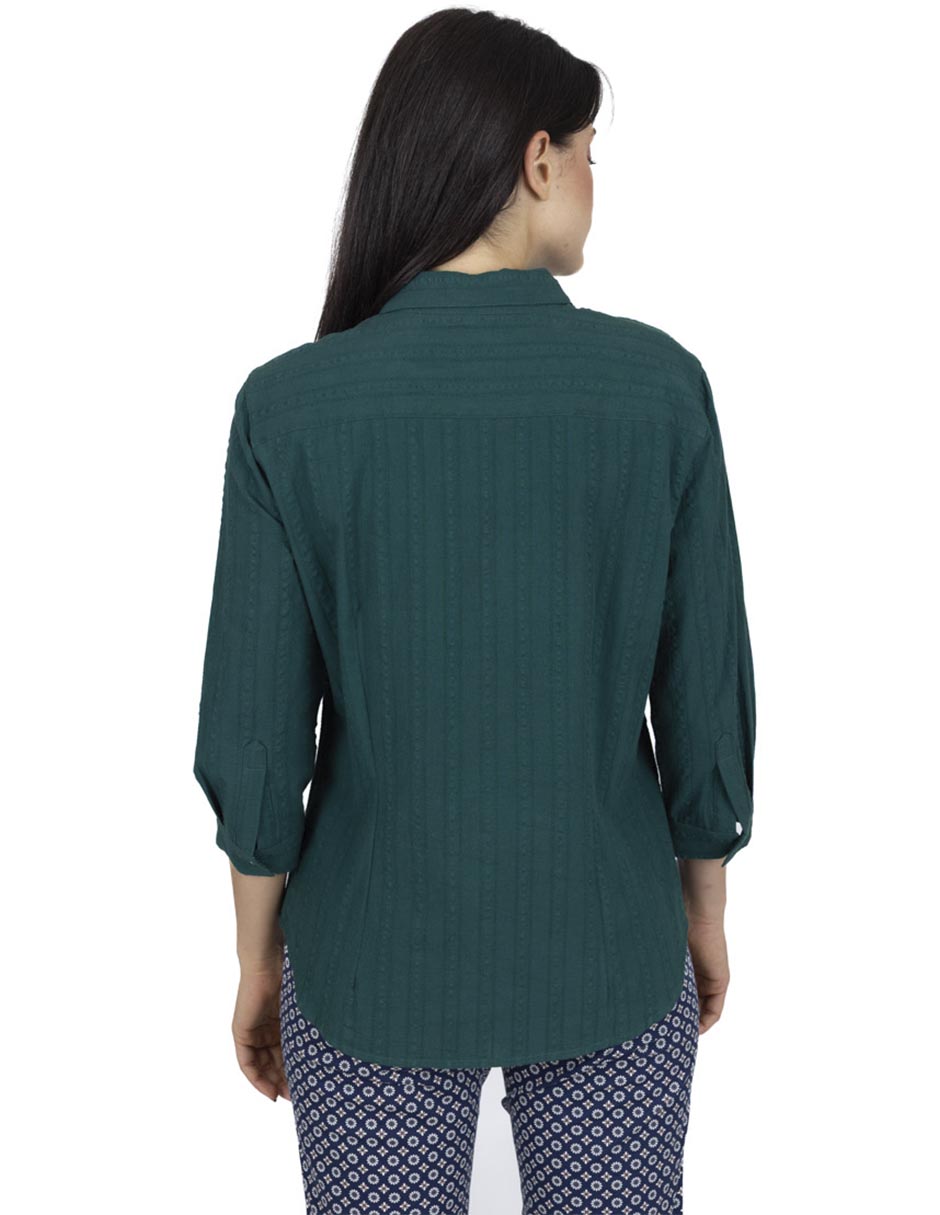 Blusa manga 3/4 para mujer 4