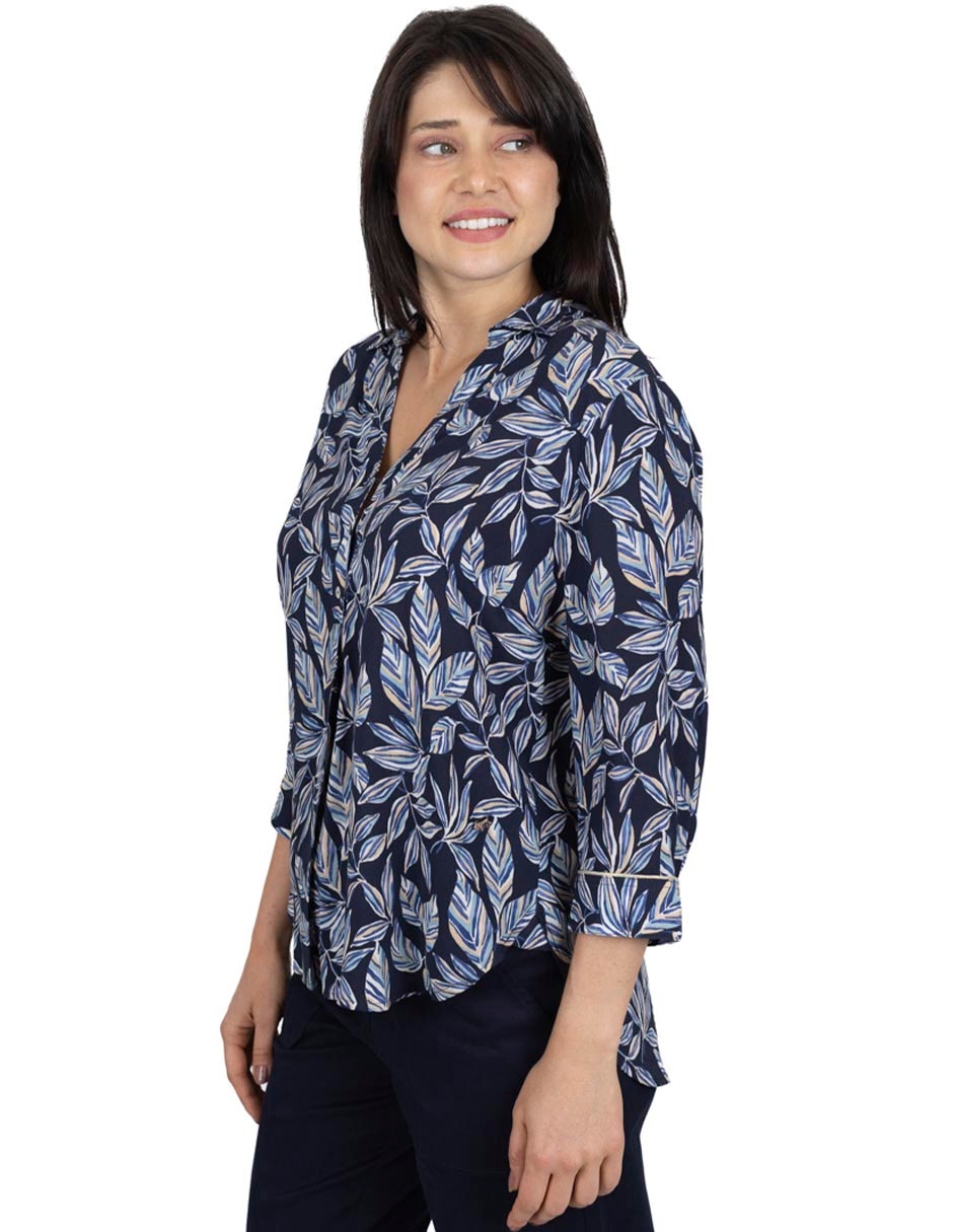 Blusa manga 3/4 para mujer Blusa manga 3/4 para mujer