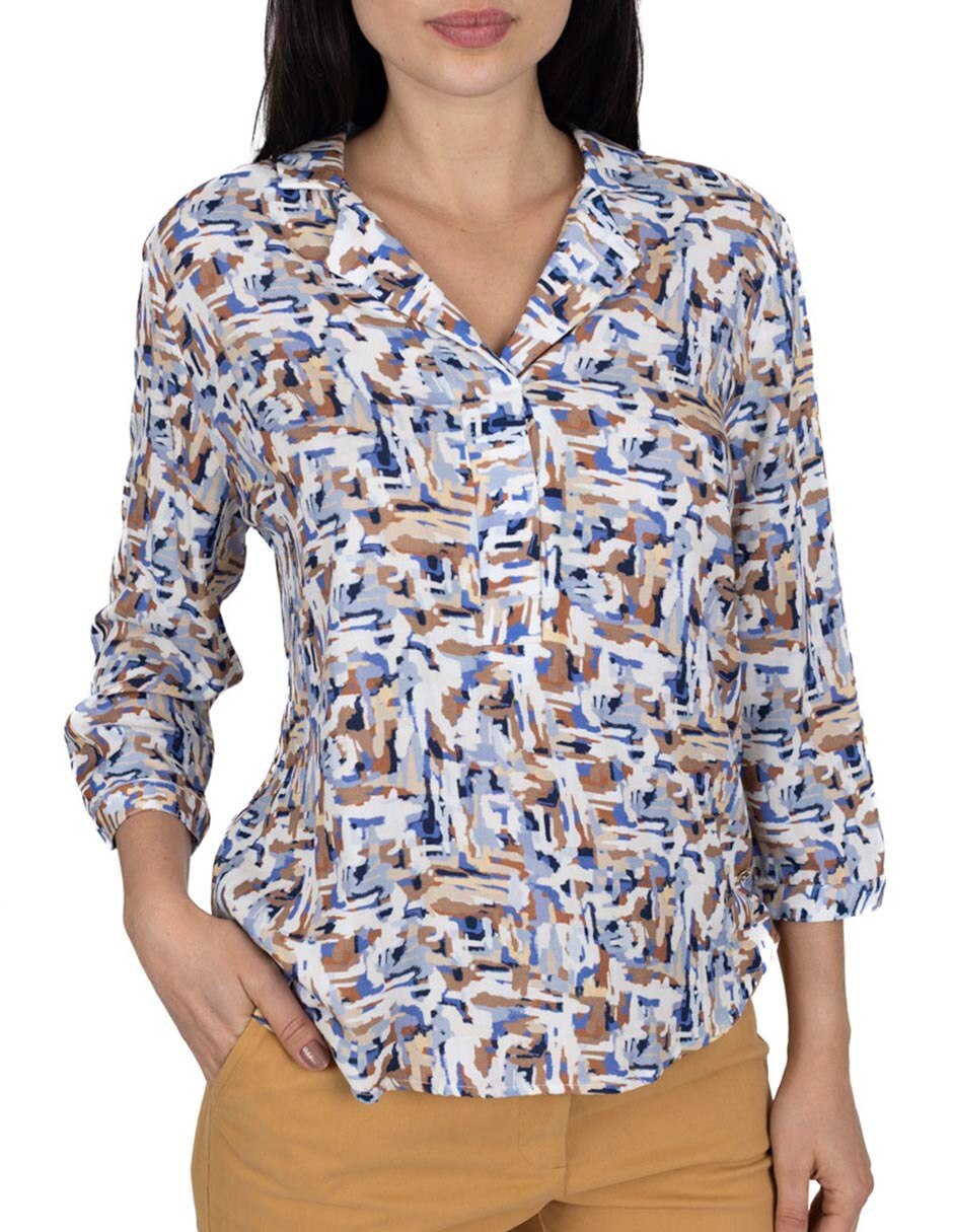 Blusa manga 3/4 para mujer 4