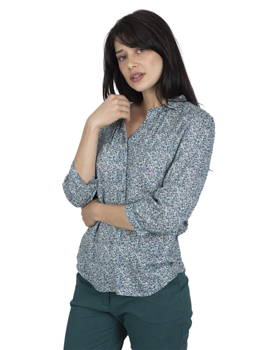 Blusa manga 3/4 para mujer