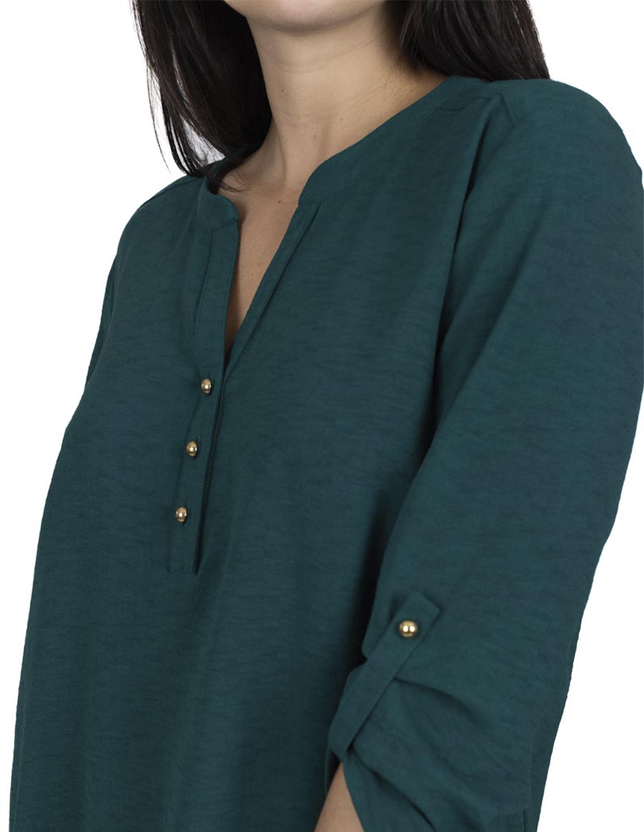 Blusa manga 3/4 para mujer 4