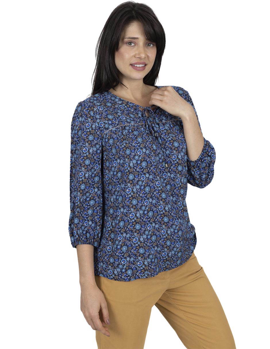 Blusa manga 3/4 para mujer