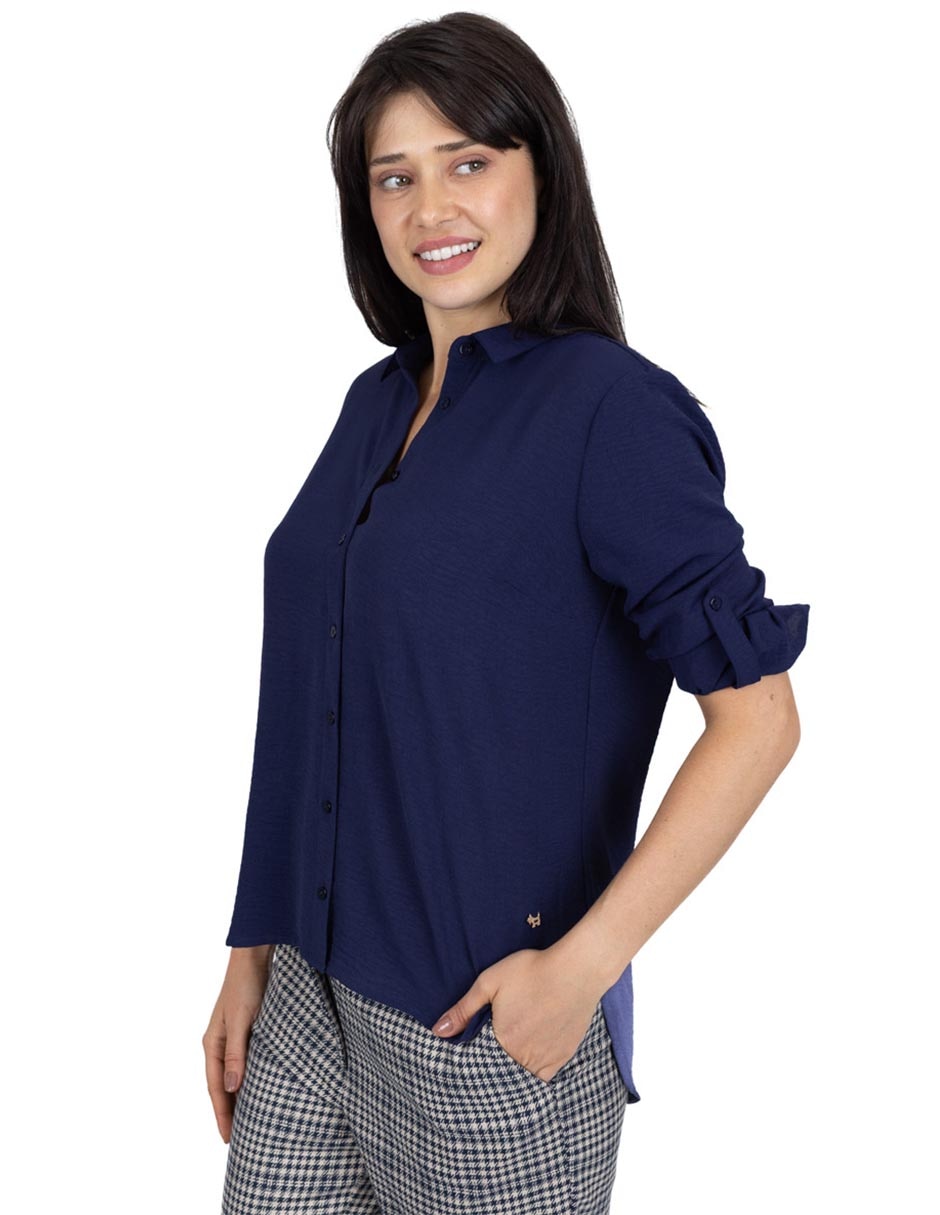 Blusa manga 3/4 para mujer Blusa manga 3/4 para mujer