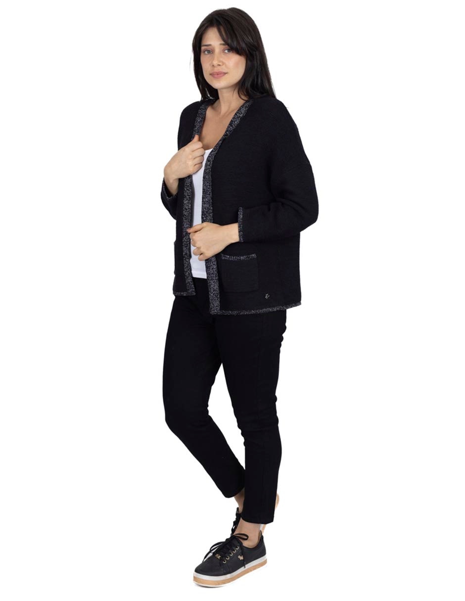 Suéter cuello redondo para mujer 2