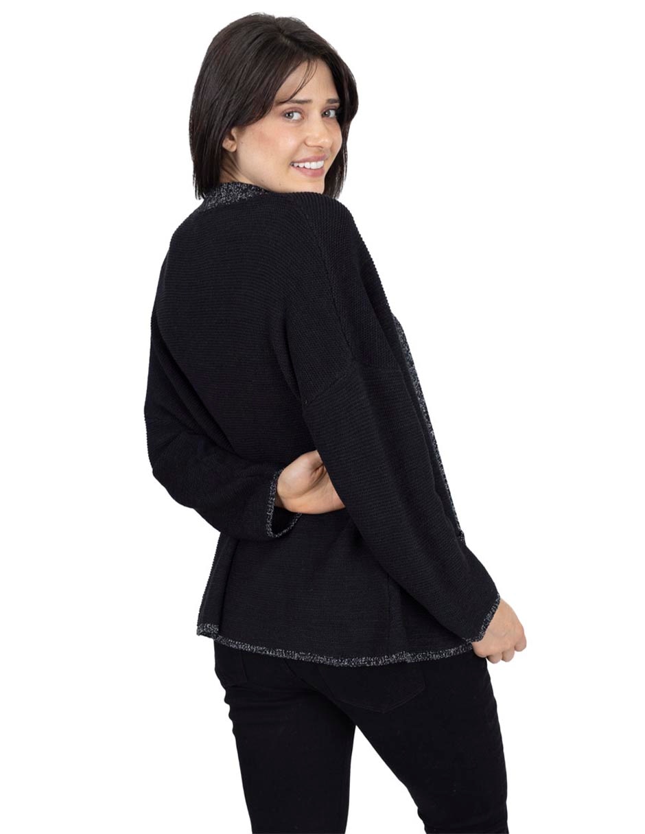 Suéter cuello redondo para mujer 4