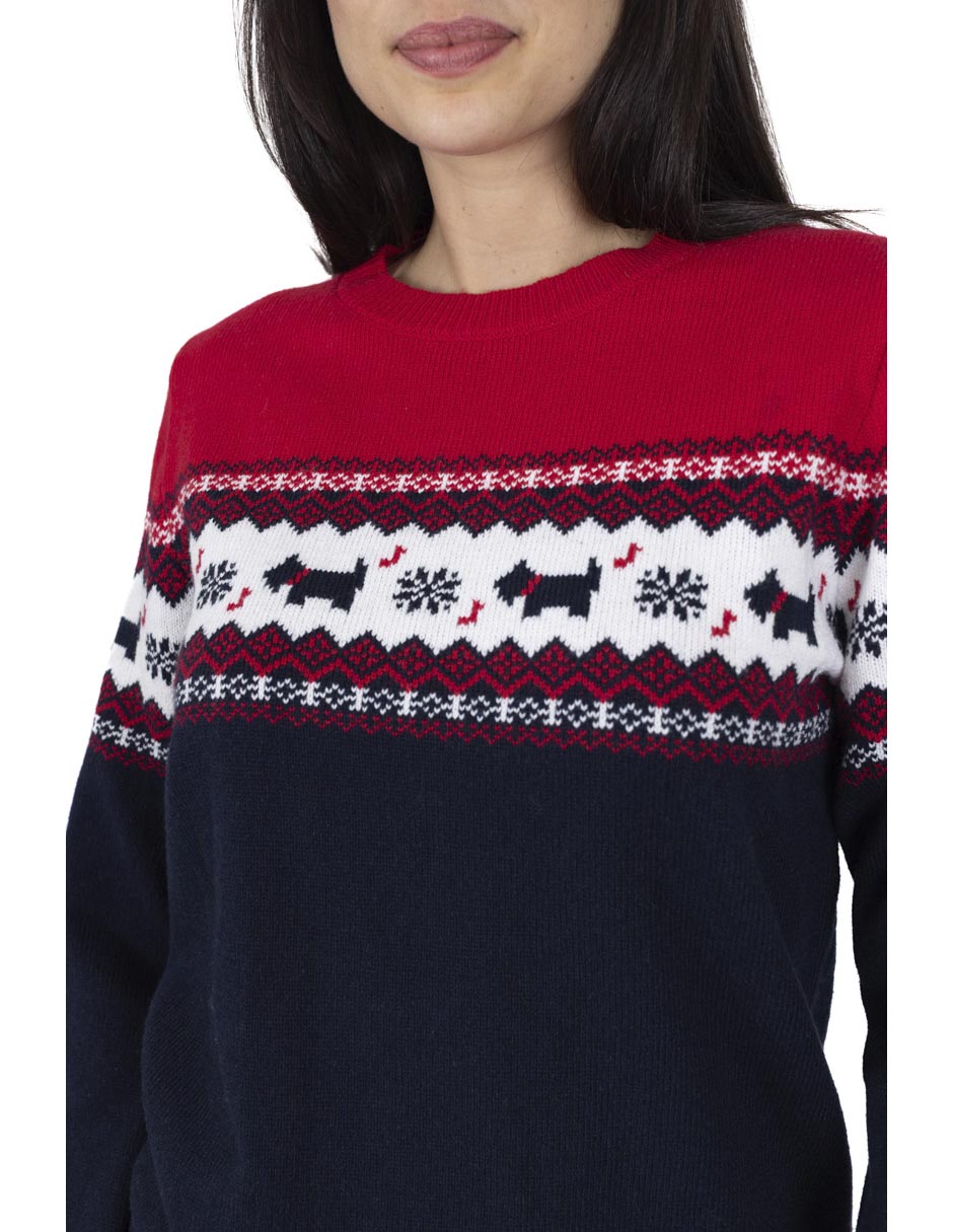Suéter cuello redondo para mujer 3