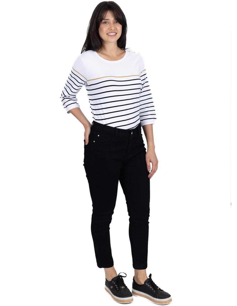 Jeans straight para mujer 4