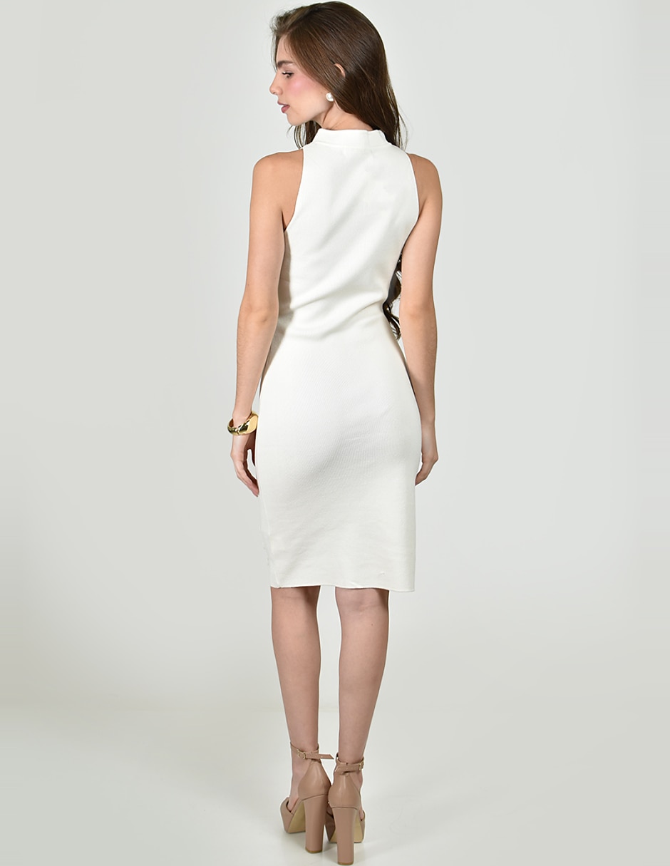 Vestido a la rodilla casual para mujer 4