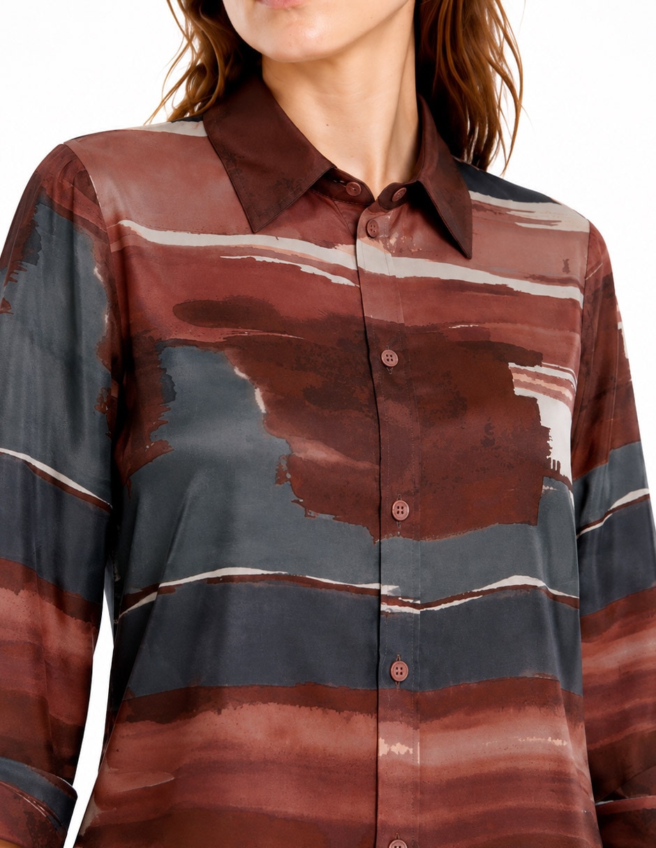 Blusa manga larga para mujer 4
