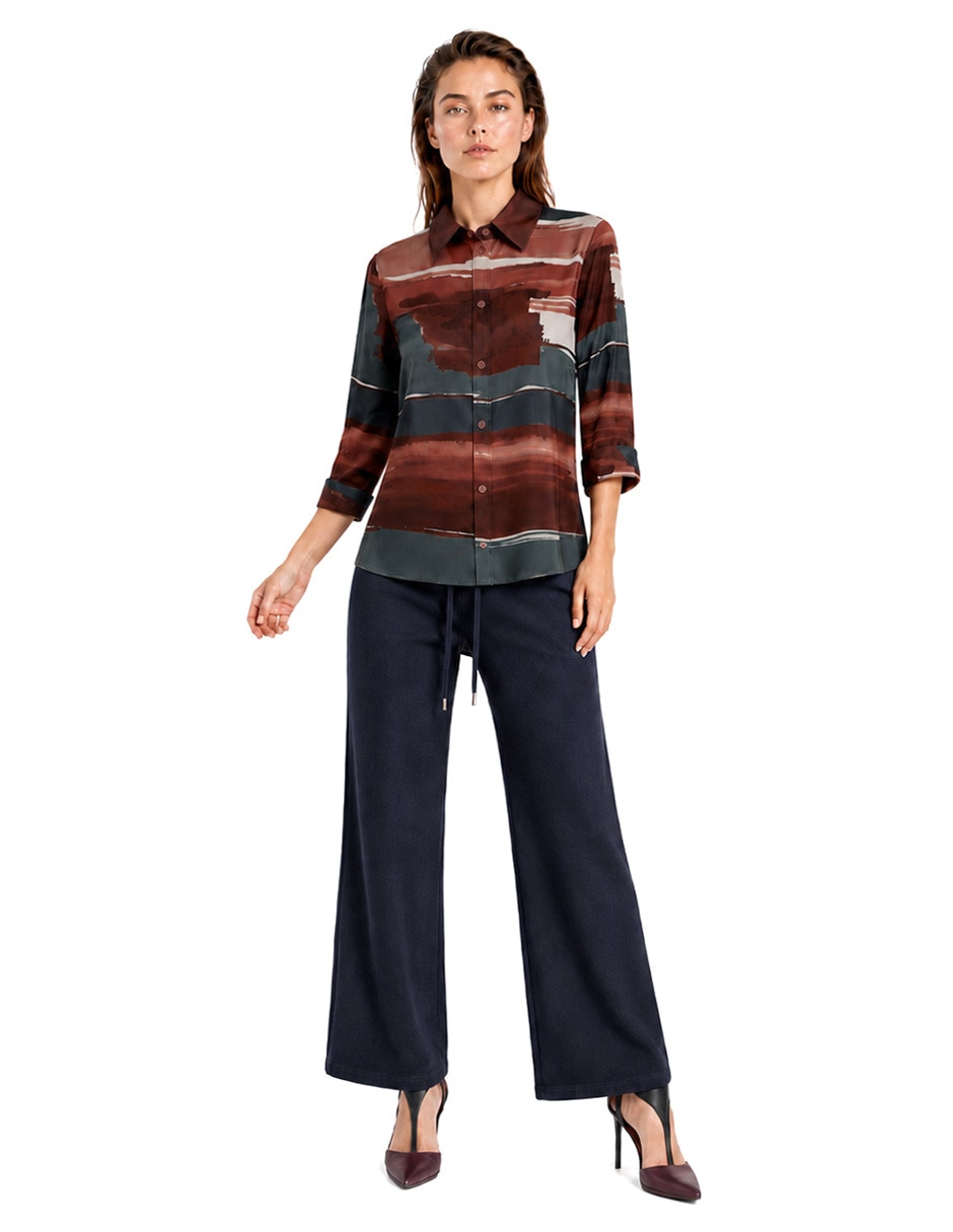 Blusa manga larga para mujer 6