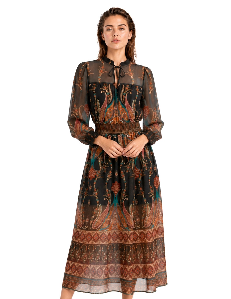 Vestido largo casual para mujer