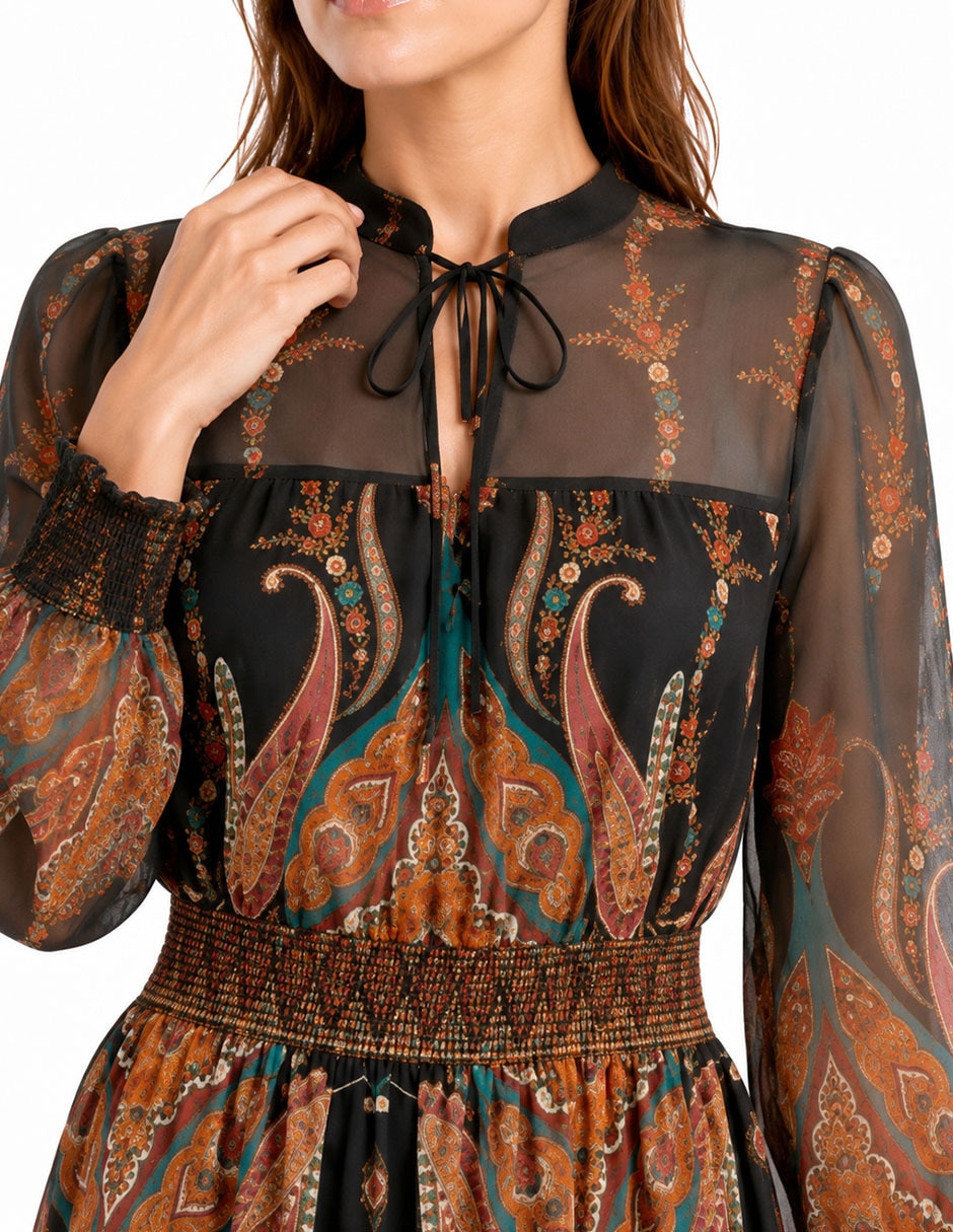 Vestido largo casual para mujer