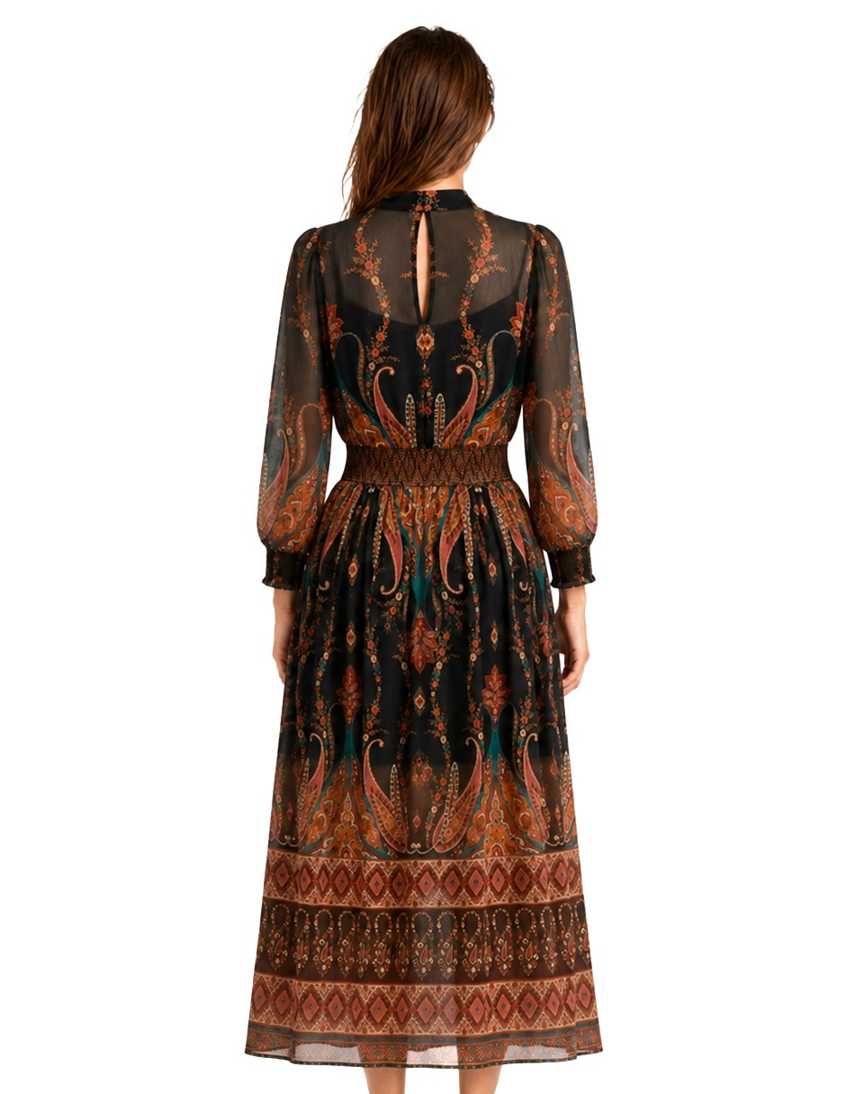Vestido largo casual para mujer