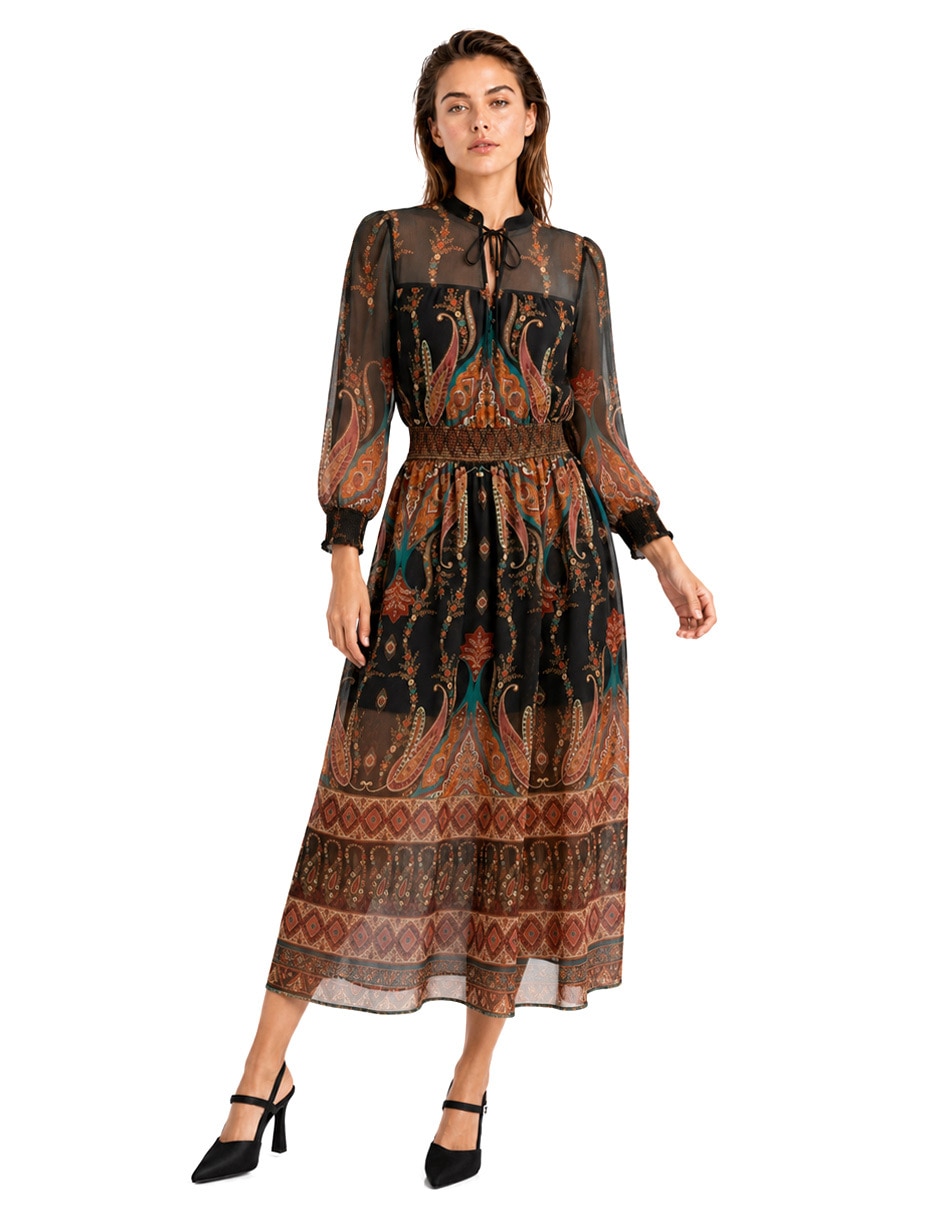 Vestido largo casual para mujer 6