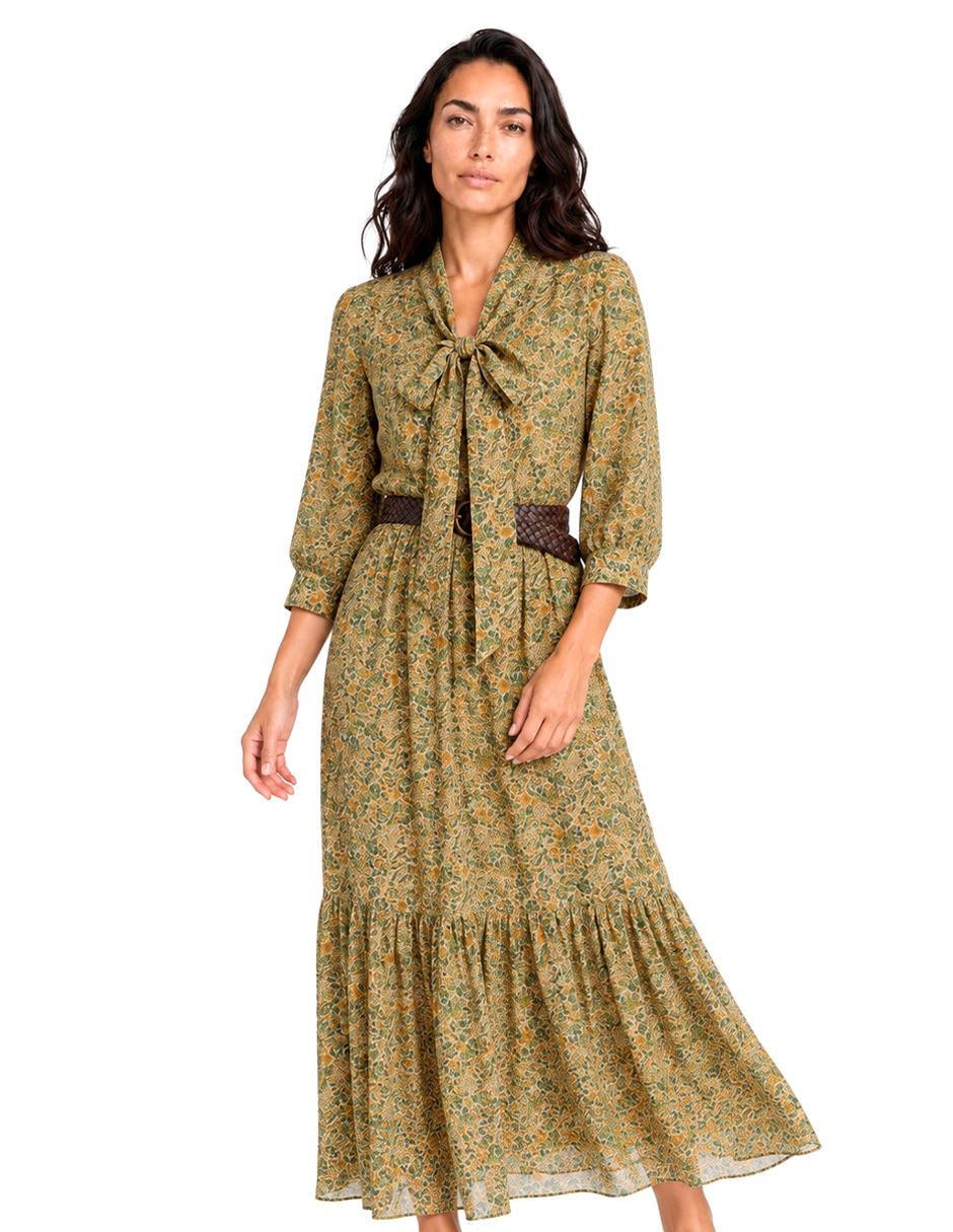 Vestido midi casual para mujer Vestido midi casual para mujer